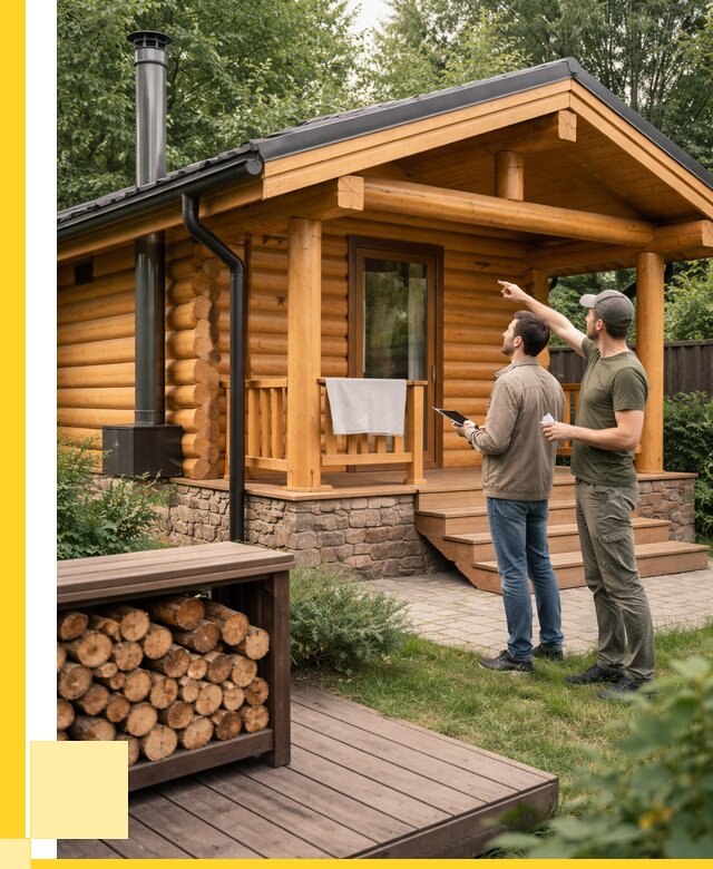 Бани для дачи под ключ в Великом Новгороде от 255750 р. | ЭриданВлк