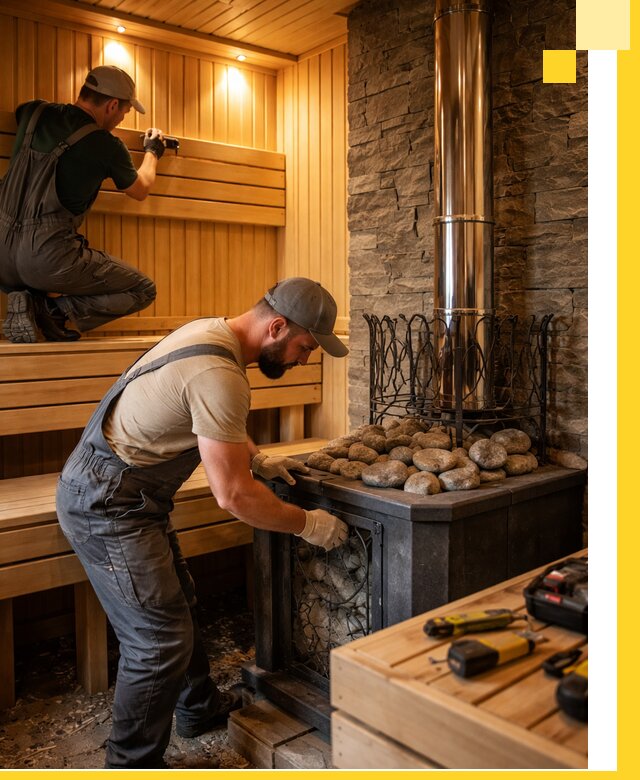 Комплексный дизайн бань, саун и зон отдыха в Великом Новгороде