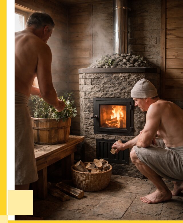 Банные печи под ключ в Великом Новгороде от 46035 р. | ЭриданВлк кирпичная