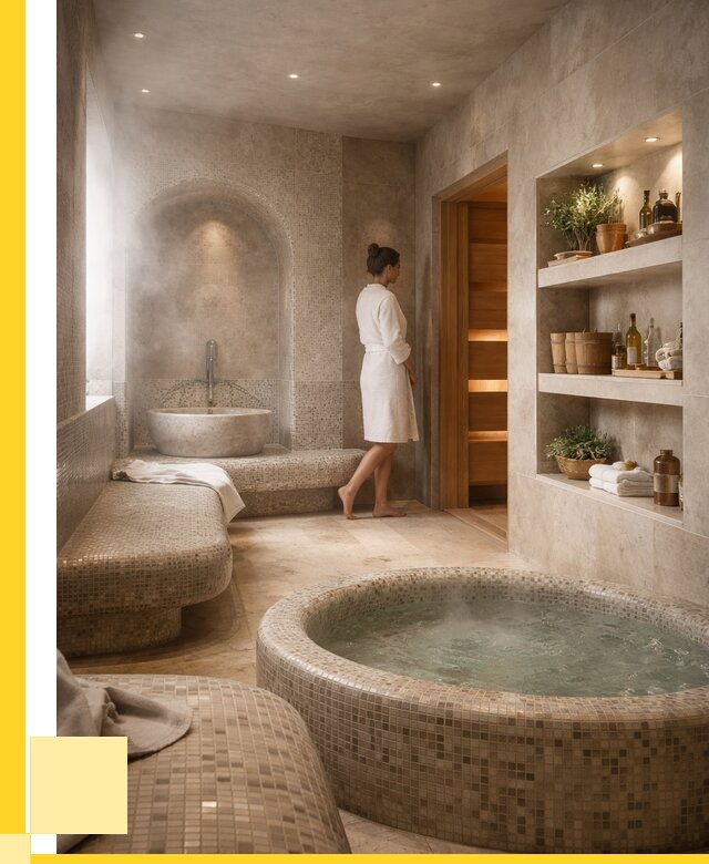 Строительство бани с хамамом в Великом Новгороде от 767250 р. | ЭриданВлк