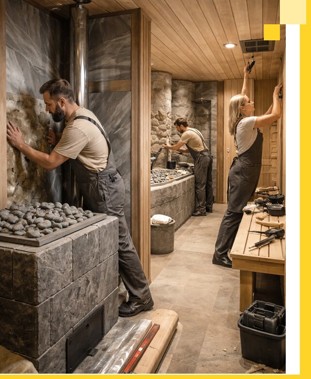 Строительство бань и SPA процедур в Великом Новгороде под ключ и отделкой