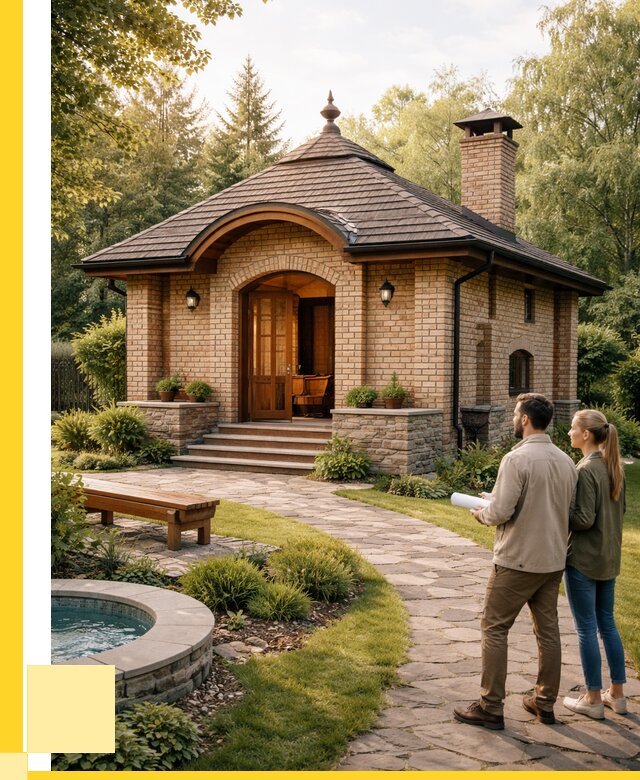 Проект кирпичной бани в Великом Новгороде от 30690 р. | ЭриданВлк