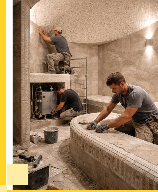 Монтаж хамамов под ключ в Великом Новгороде от 255750 р. ЭриданВлк