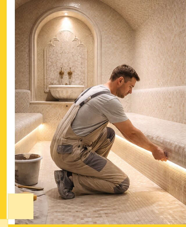 Отделка хамамов под ключ в Великом Новгороде от 5627 р. | ЭриданВлк