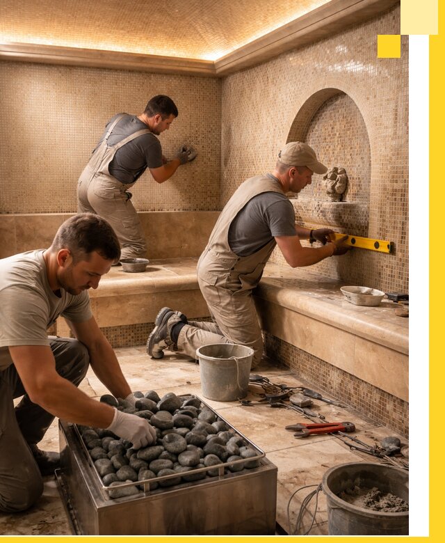 Проектирование и строительство хамама и сауны в Великом Новгороде