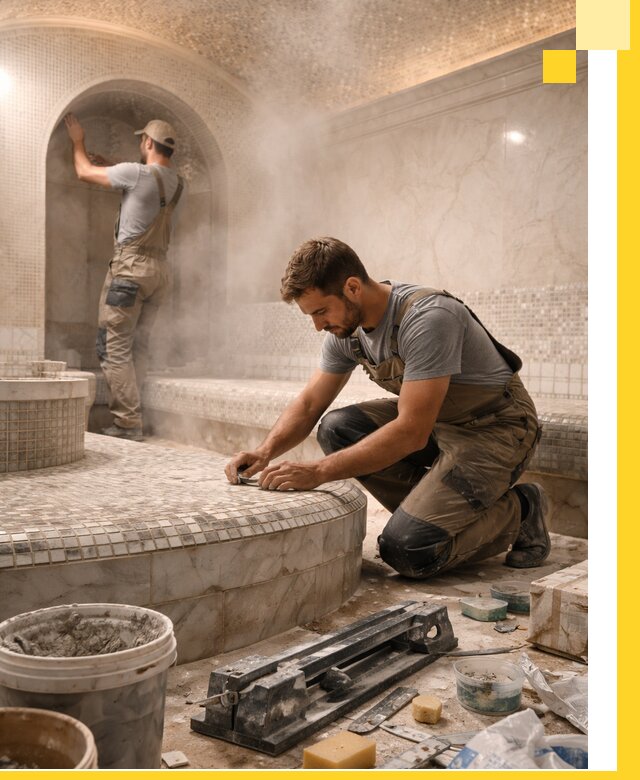 Профессиональный дизайн хамама и SPA под ключ в Великом Новгороде