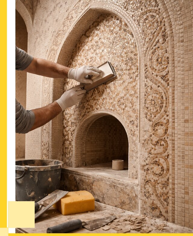 Мозаика для хамама в Великом Новгороде под ключ от 5115 р. | ЭриданВлк