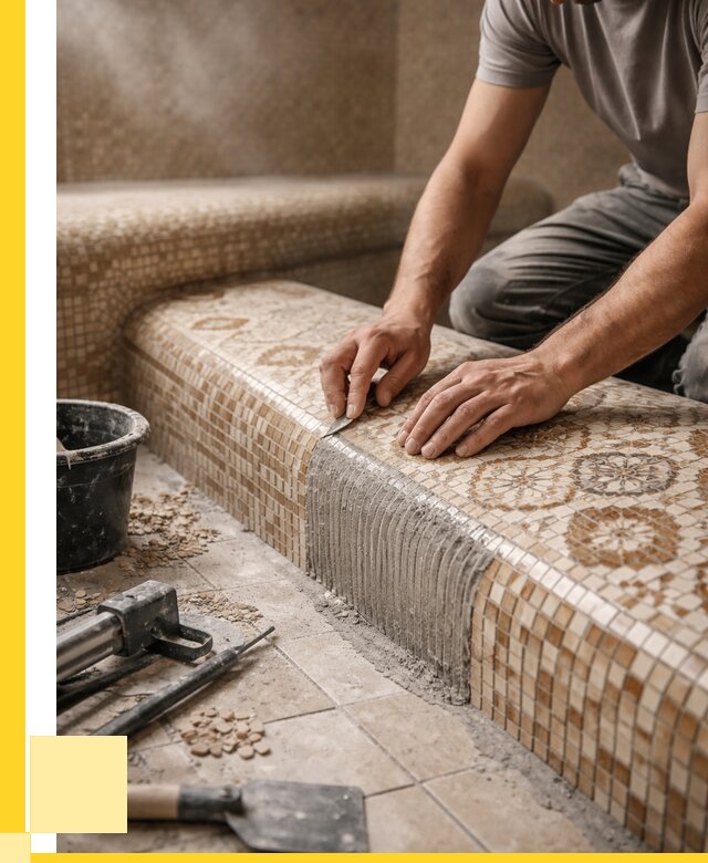 Плитка для хамама под ключ в Великом Новгороде от 3581 р. | ЭриданВлк