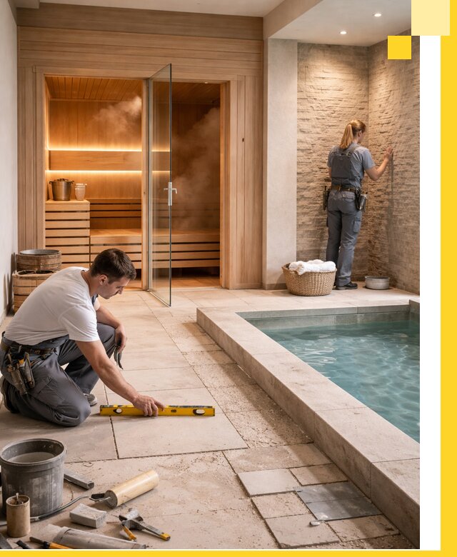 Комплексный дизайн и отделка интерьеров SPA под ключ в Великом Новгороде